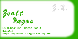 zsolt magos business card